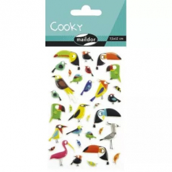 Cooky stickers - Toucans