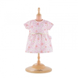 Vêtement robe rose  bébé 36 cm