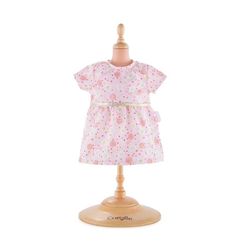 Vêtement robe rose  bébé 36 cm