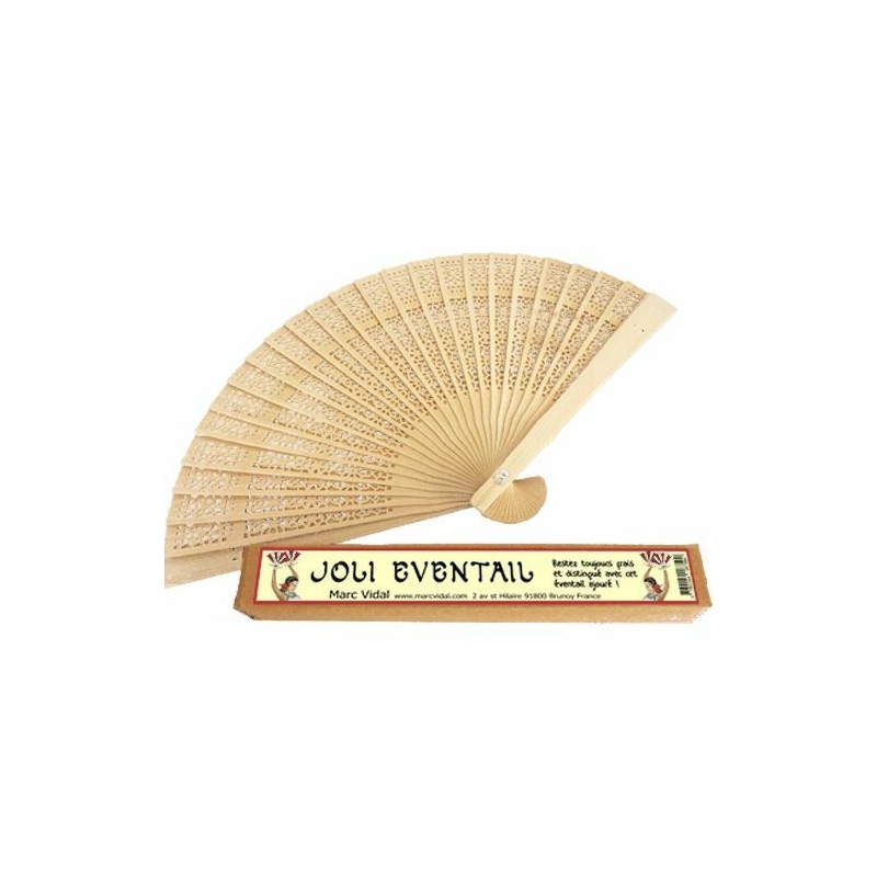 Eventail en bois