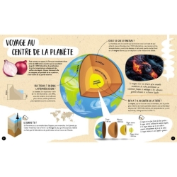 Puzzle 500 pcs - Le coffret de l'atlas des volcans