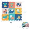 Dalles mousse - Animaux pastel