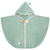 Cape de bain velours - Pingouin vert