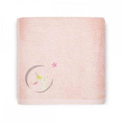 Serviette 70x140 - Lapin rose