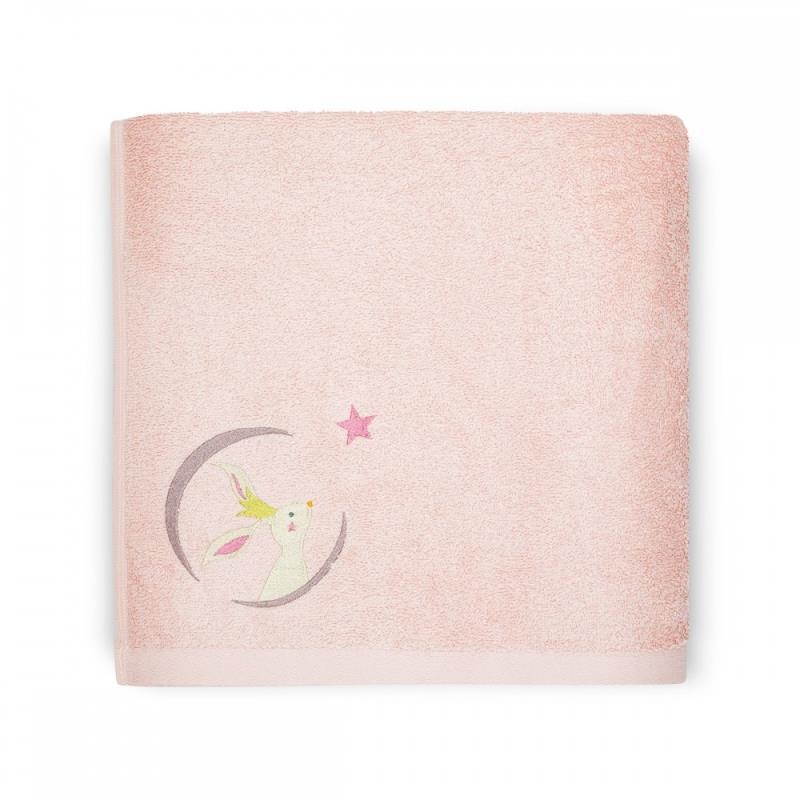 Serviette 70x140 - Lapin rose
