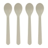 Pack de 4 cuillères - Geo gris