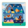 Puzzle 3 niveaux - Chez Moo