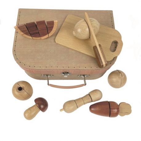 Set de légumes en bois Set de légumes en bois