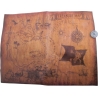 Carte au trésor de pirate avec boussole