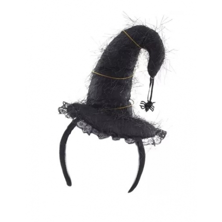 Serre-tête chapeau de sorcière