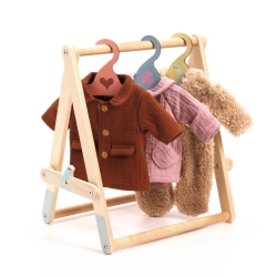 Pomea - Portant vêtements avec 3 cintres