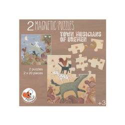 Puzzle magnétique - Les musiciens de Brême