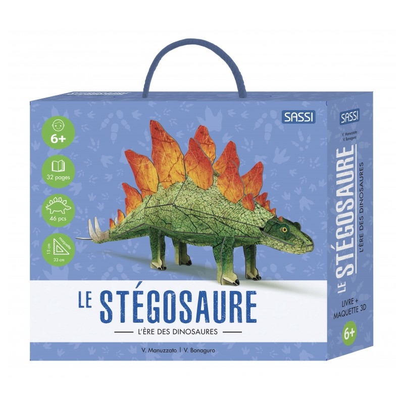 Maquette en 3D - Le stégosaure