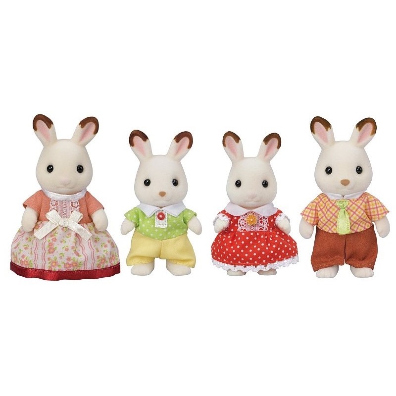 Sylvanian Families - Famille lapin chocolat