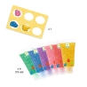 Peinture à doigts 6 tubes - Paillettes
