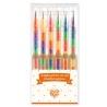 Lovely paper - 6 stylos gel arc-en-ciel