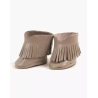 Gordi 34 & 37 cm - Boots en cuir taupe