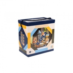 Kapla - Baril 120 pcs bleu clair, jaune, vert