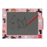 Ardoise magique carton - Chat