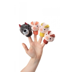 Marionnettes à doigts - Les 3 petits cochons
