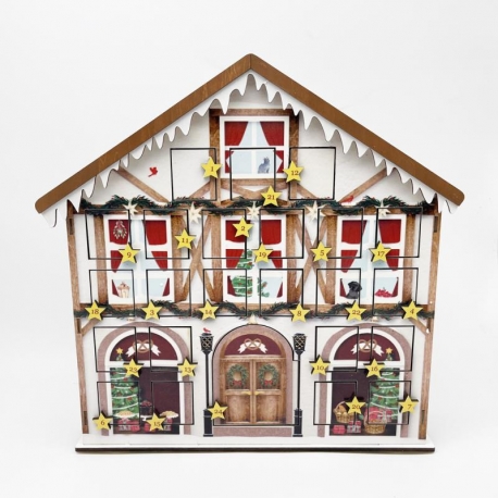 Calendrier de l'avent - Maison de Noël