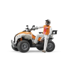 Quad avec conducteur