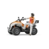 Quad avec conducteur