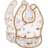 Pack de 2 bavoirs plastifiés avec poche - Little mateys orange