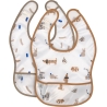 Pack de 2 bavoirs plastifiés avec poche - Little mateys bleu