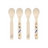 Pack de 4 cuillères - Little mateysbleu roi