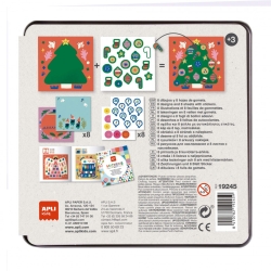 Jeu de gommettes hivers