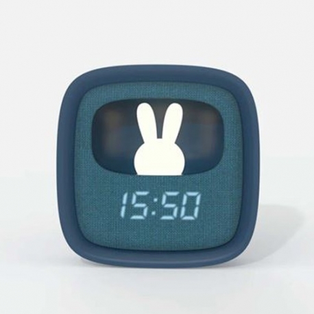 Billy clock bleu pétrole