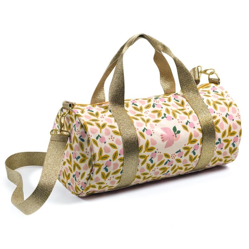Sac polochon - Oiseau rosé