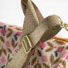 Sac polochon - Oiseau rosé