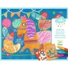 Coloriage pour les petits - Funambule et balles