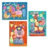 Coloriage pour les petits - Funambule et balles