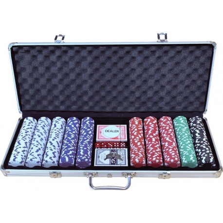 Valise de Poker 500 jetons