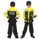 Déguisement - Veste jaune de policier 8 ans