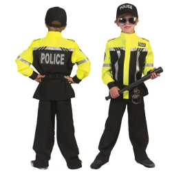 Déguisement - Veste jaune de policier 6 ans