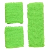 Bandeaux anti-transpiration verts fluo