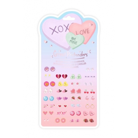 Boucles d'oreilles stickers - Amour