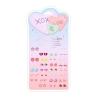 Boucles d'oreilles stickers - Amour