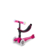 Trottinette Micro 3 en 1 deluxe magic led - Pink