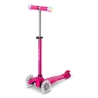 Trottinette Micro 3 en 1 deluxe magic led - Pink