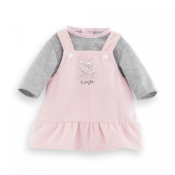Vêtement robe + T shirt bébé 30 cm