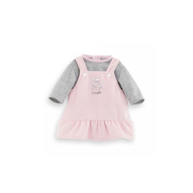 Vêtement robe + T shirt bébé 30 cm