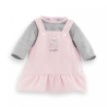 Vêtement robe + T shirt bébé 30 cm