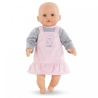 Vêtement robe + T shirt bébé 36 cm