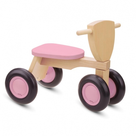 Trotteur en bois rose