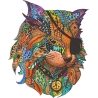 Puzzle en bois Rainbow - Chat Pirate